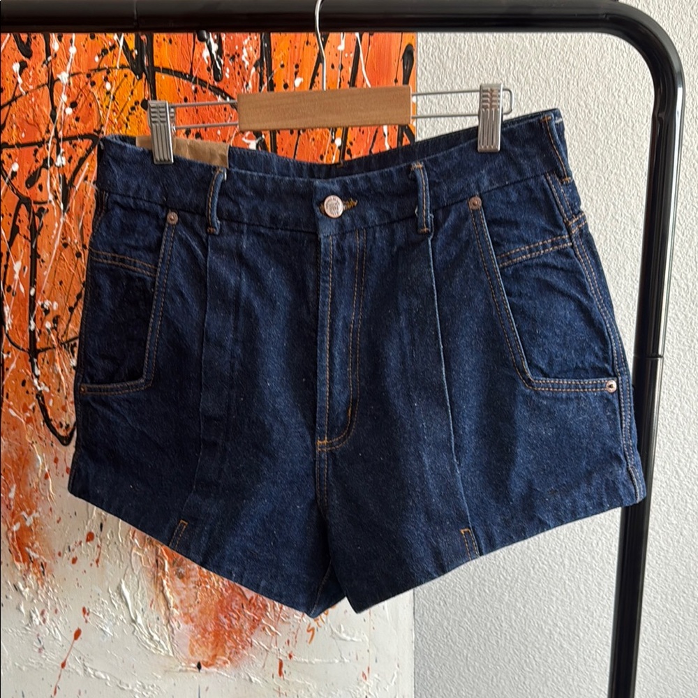 FARM Rio Blue Jean Shorts